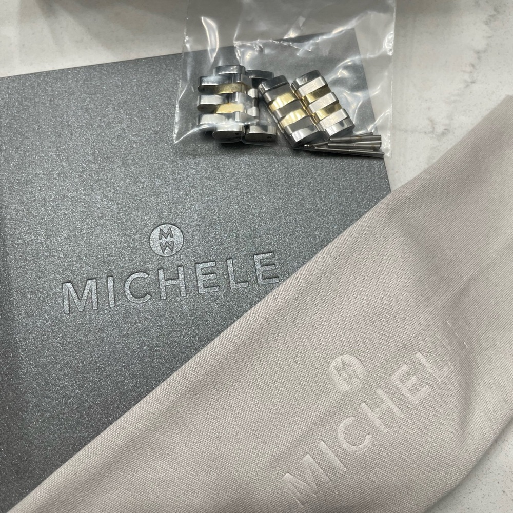 Michele Releve Two Tone Gold & Silver Watch - Picture 12 of 16